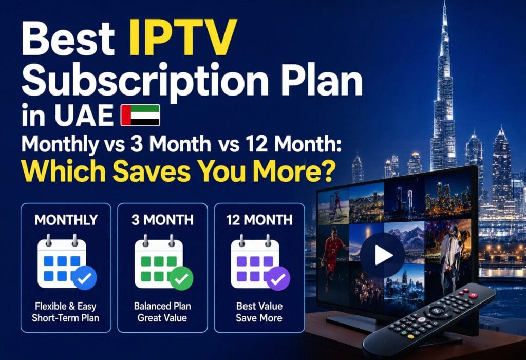 IPTV Subscription Plans UAE 2